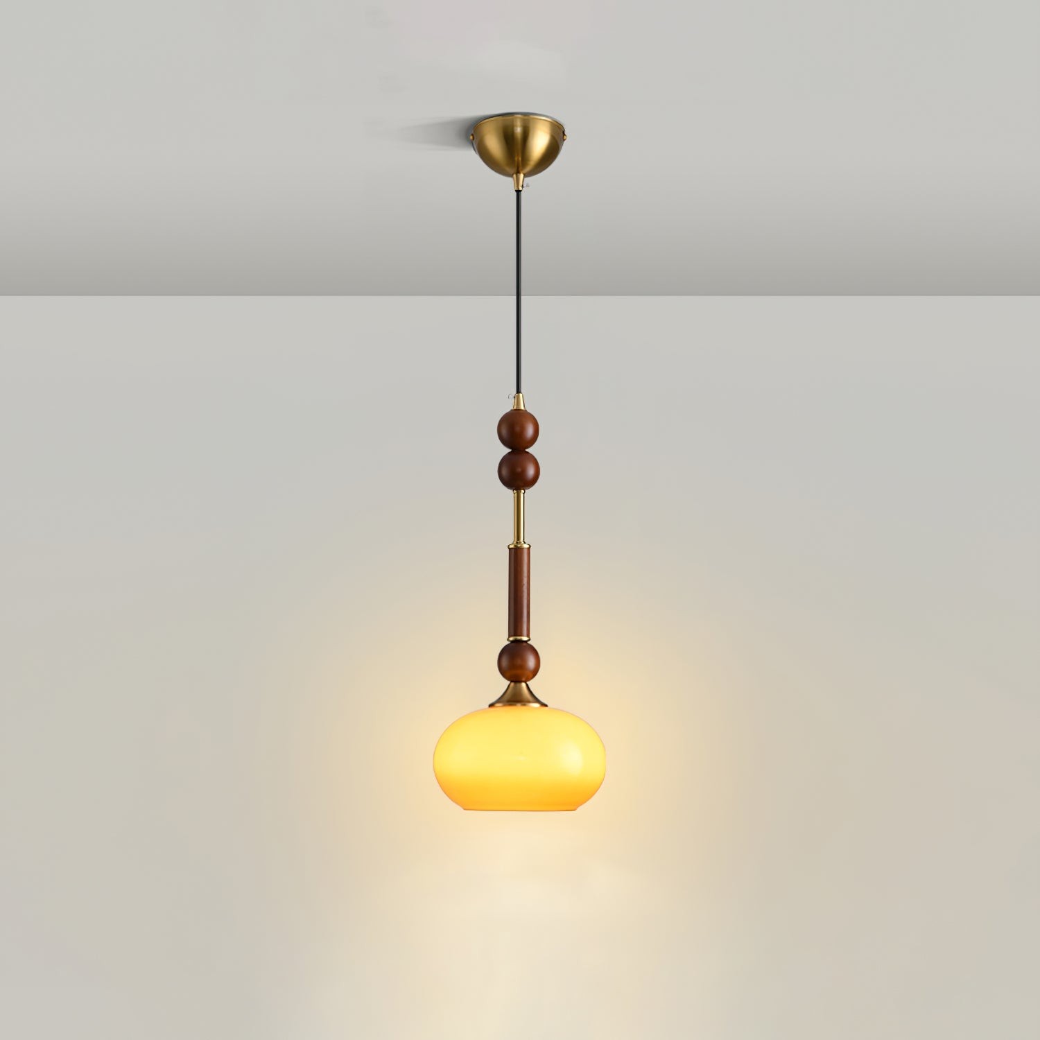 Retro Solid Wood Series Pendant Lamp M524