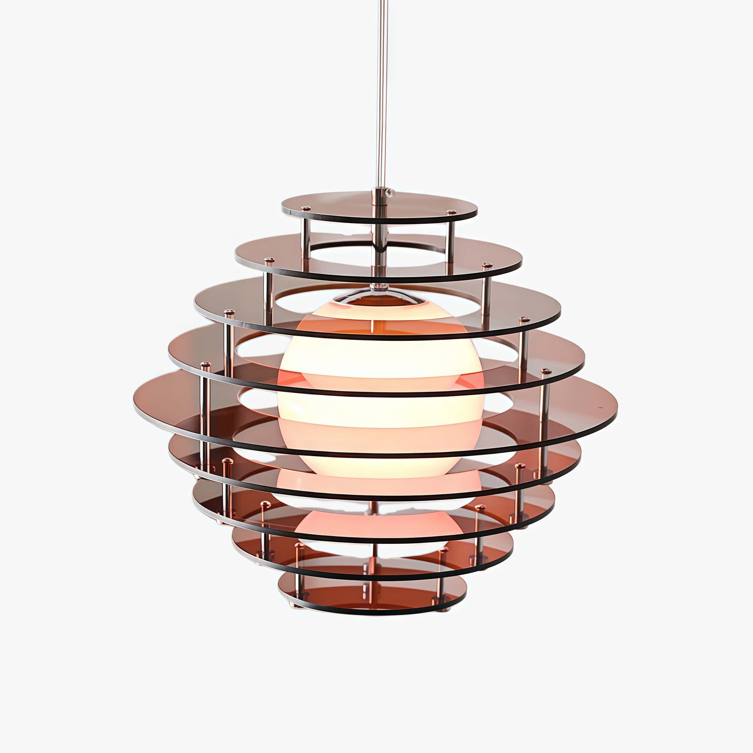 Bauhaus Memphis Acrylic Sunrise Pendant Lamp G78