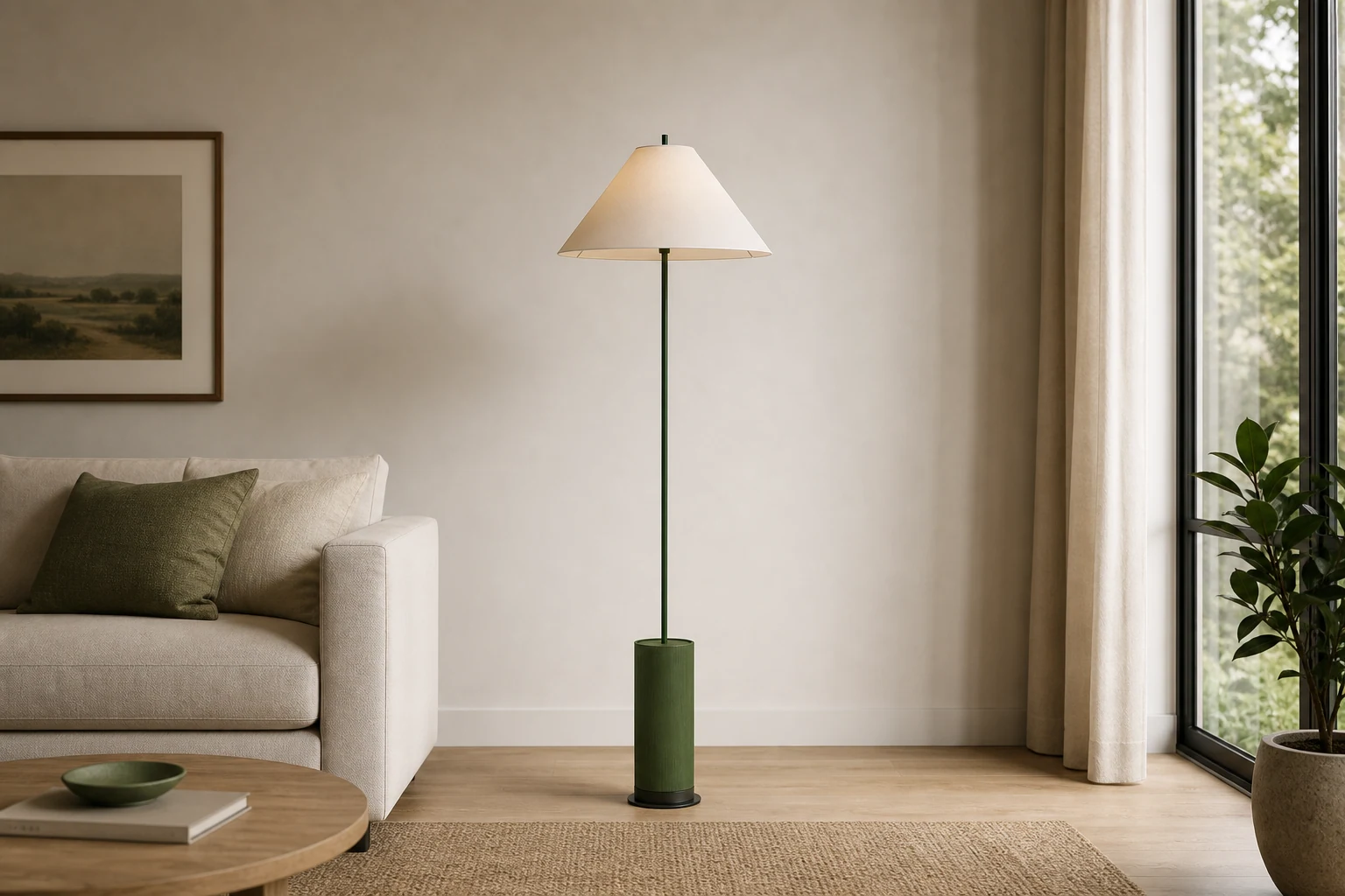 Lampa podłogowa Verdant D248 scena lifestylowa