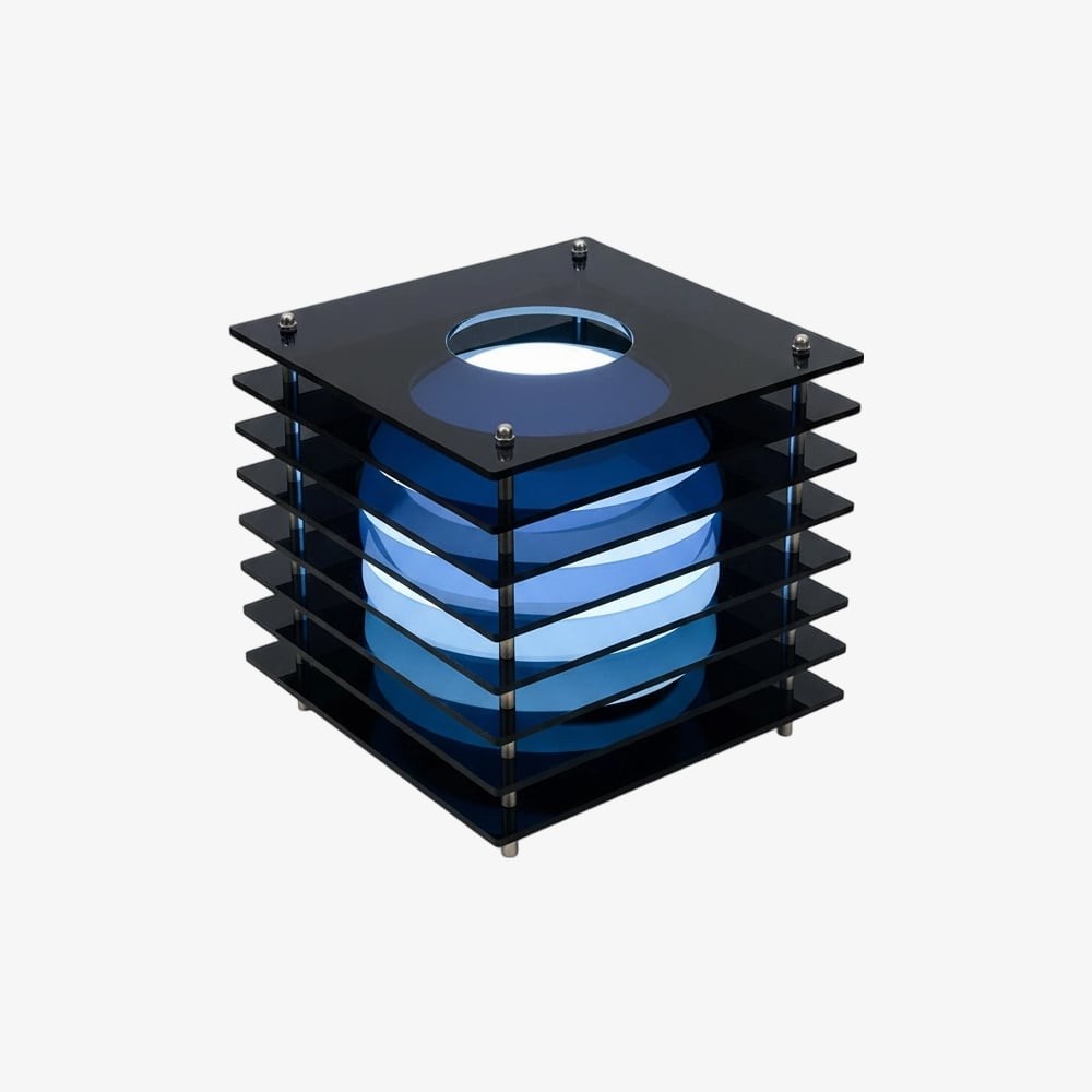 Afterglow Series Moon Cube Geometric Sphere Table Lamp - Modern Style Bedroom Decor T501