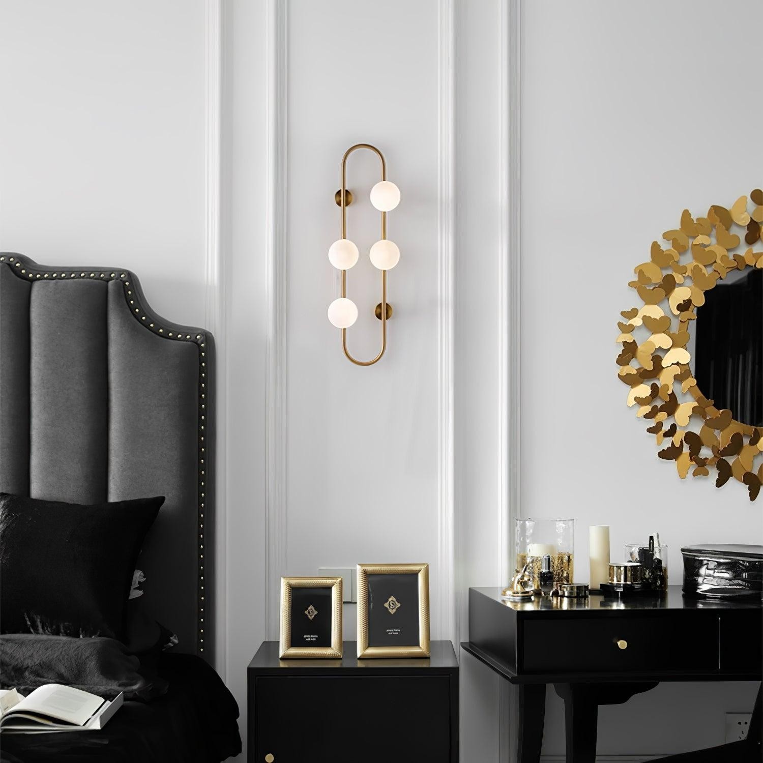 Nordic Modern Geometric Glass Globe Wall Lamp M489