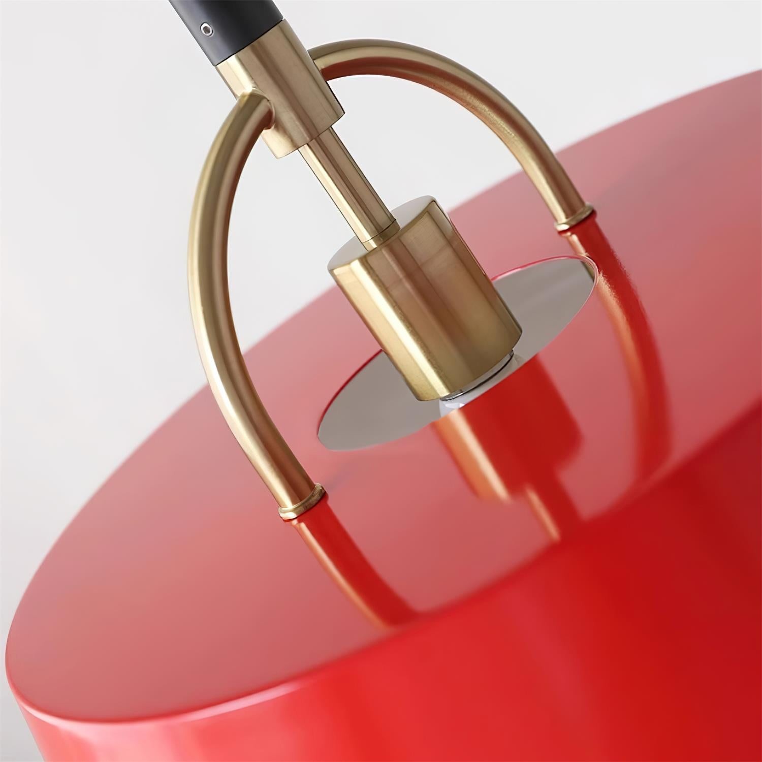 Retro Classic Drum Shaped Retractable Metal Pendant Lamp M409