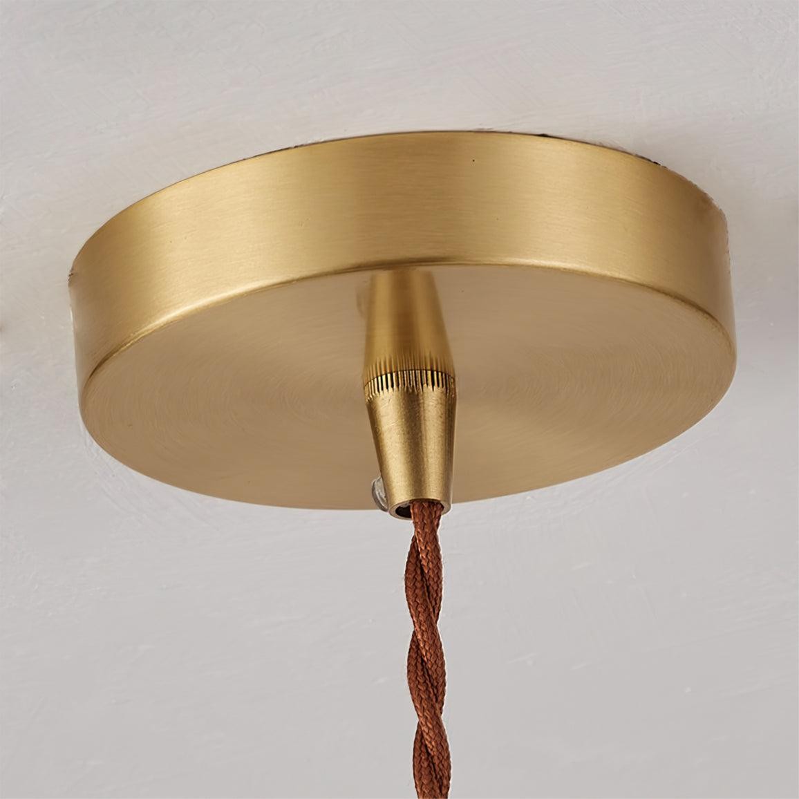 Walnut Glass Pendant Lamp M301