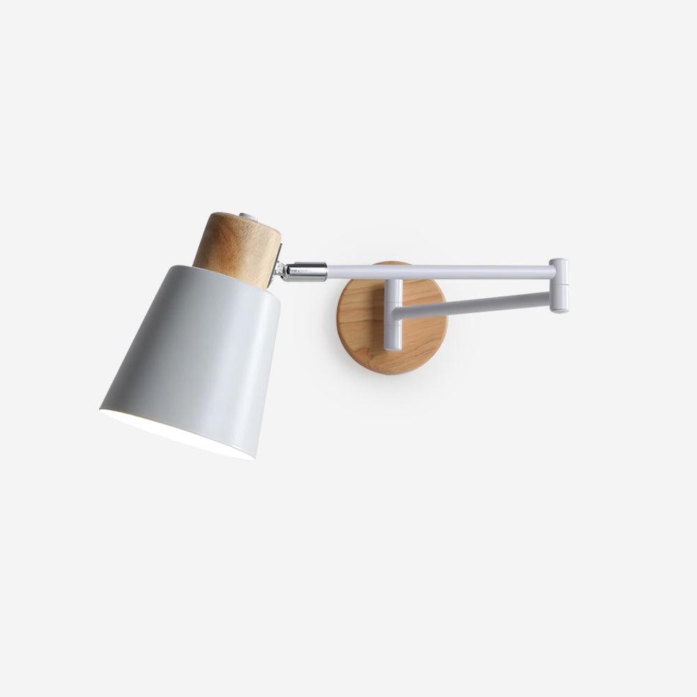 Wooden Adjustable Wall Lamp M394