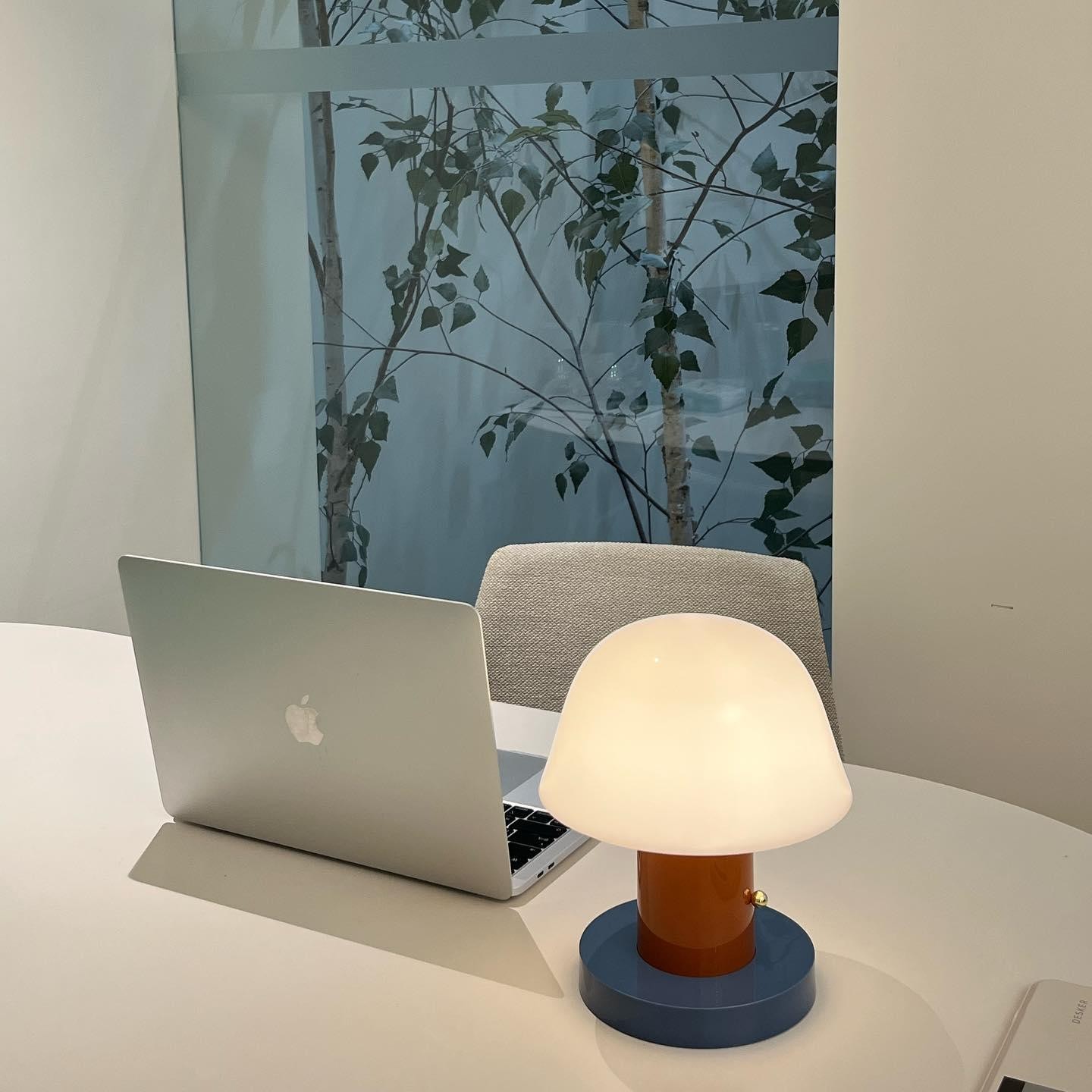 Minimalist Mushroom Cordless Table Lamp M44