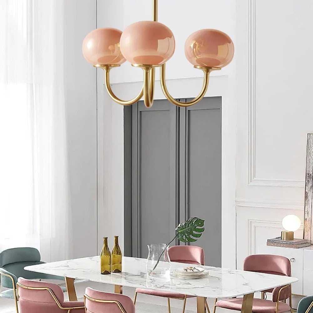 Marshmallow Modern Glass Chandelier D776