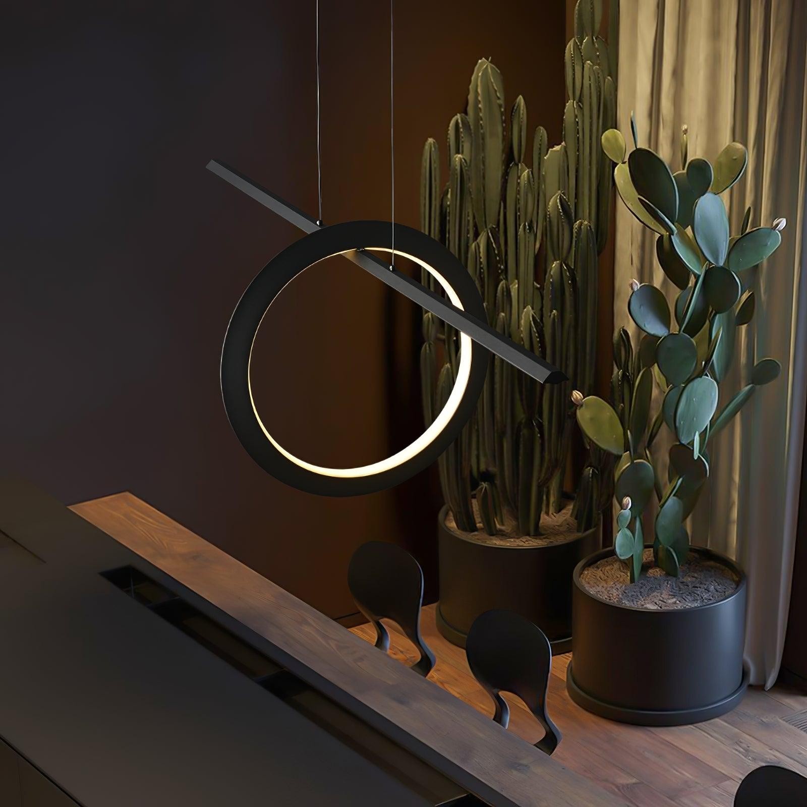 Minimalist High-End Geometric Line Pendant Light M548