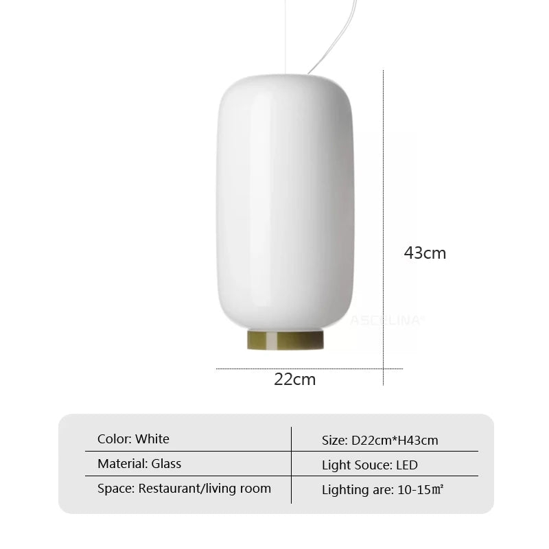 Chouchin Suspension Modern LED Glass Pendant Lamp D949