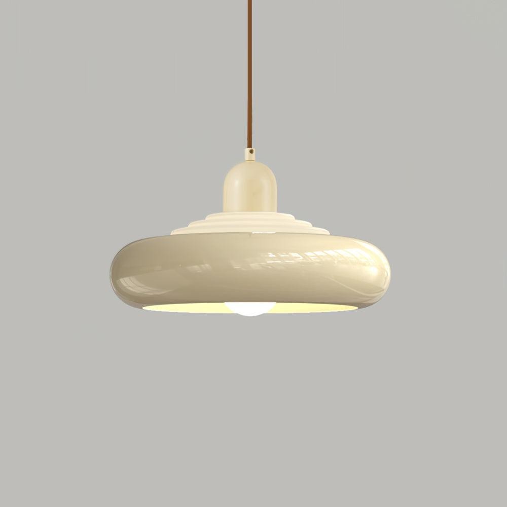 Multi-tiered Round Tower Cream Color Pendant Lamp M488