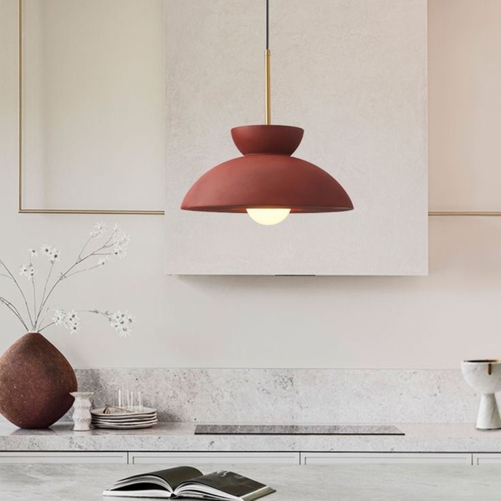 Wabi-Sabi Style Resin Pendant Light S120
