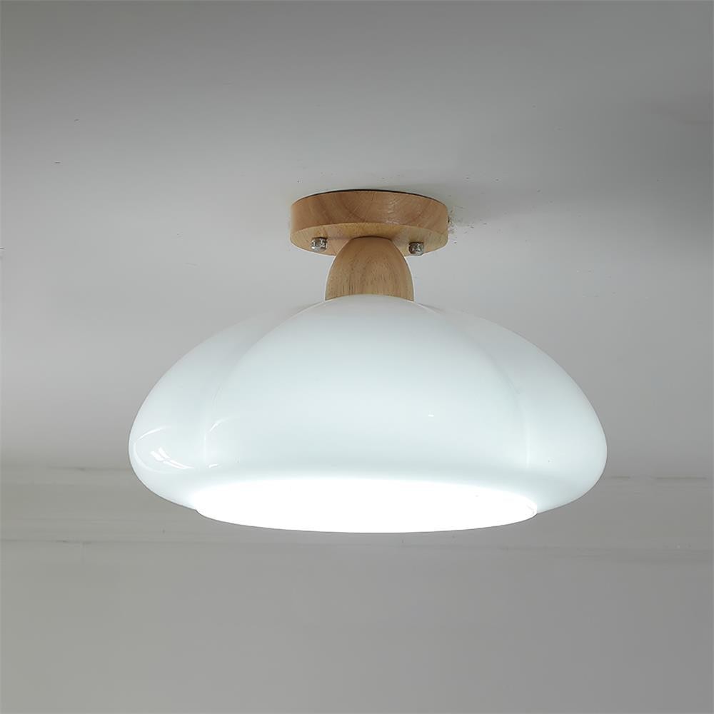 Pumpkin Glass Pendant Light For Kitchen M273