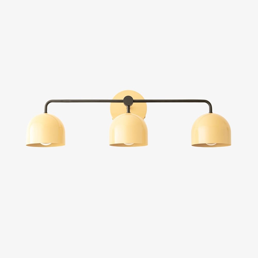 Metio Dome Farmhouse Vanity Wall Light Colorful Metal Sconce T450