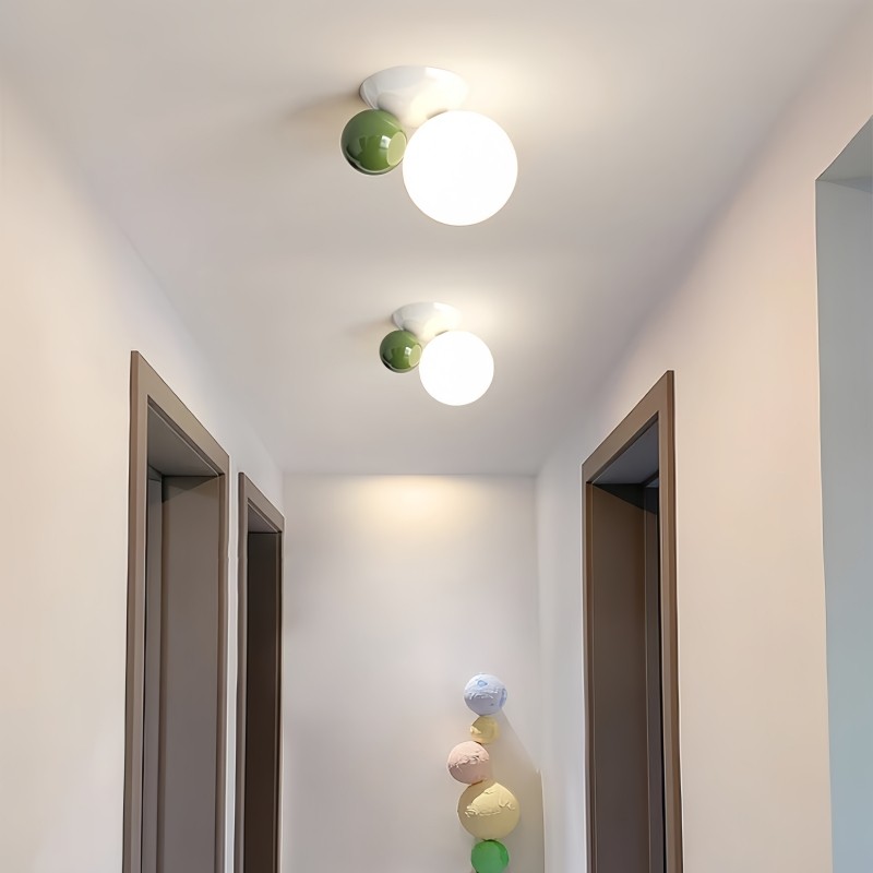 Macaron Globe Metal Wall Light Ceiling Light M226