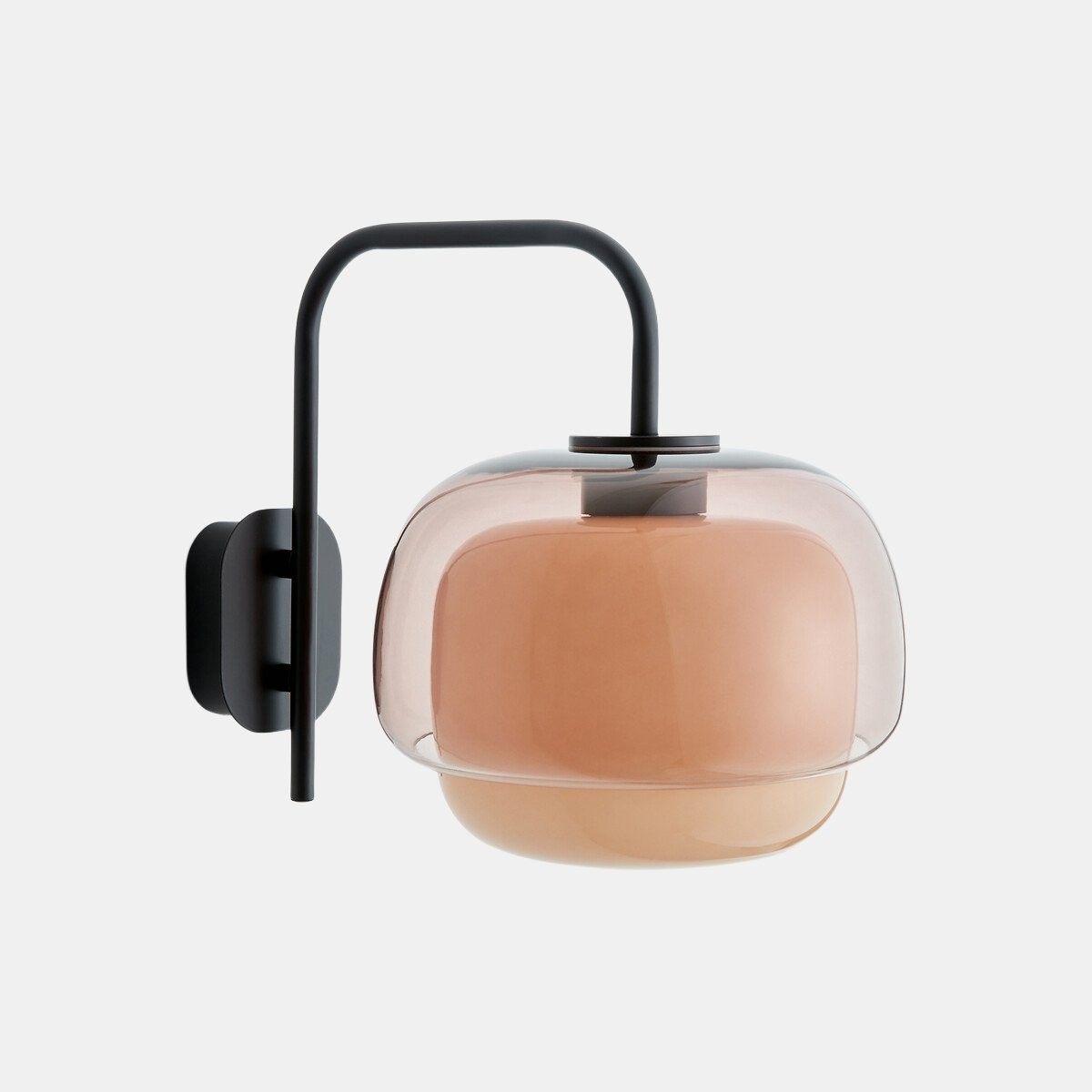 Clinco Colored Modern Vintage Glass Wall Lamp - Soft Mushroom Glow T416