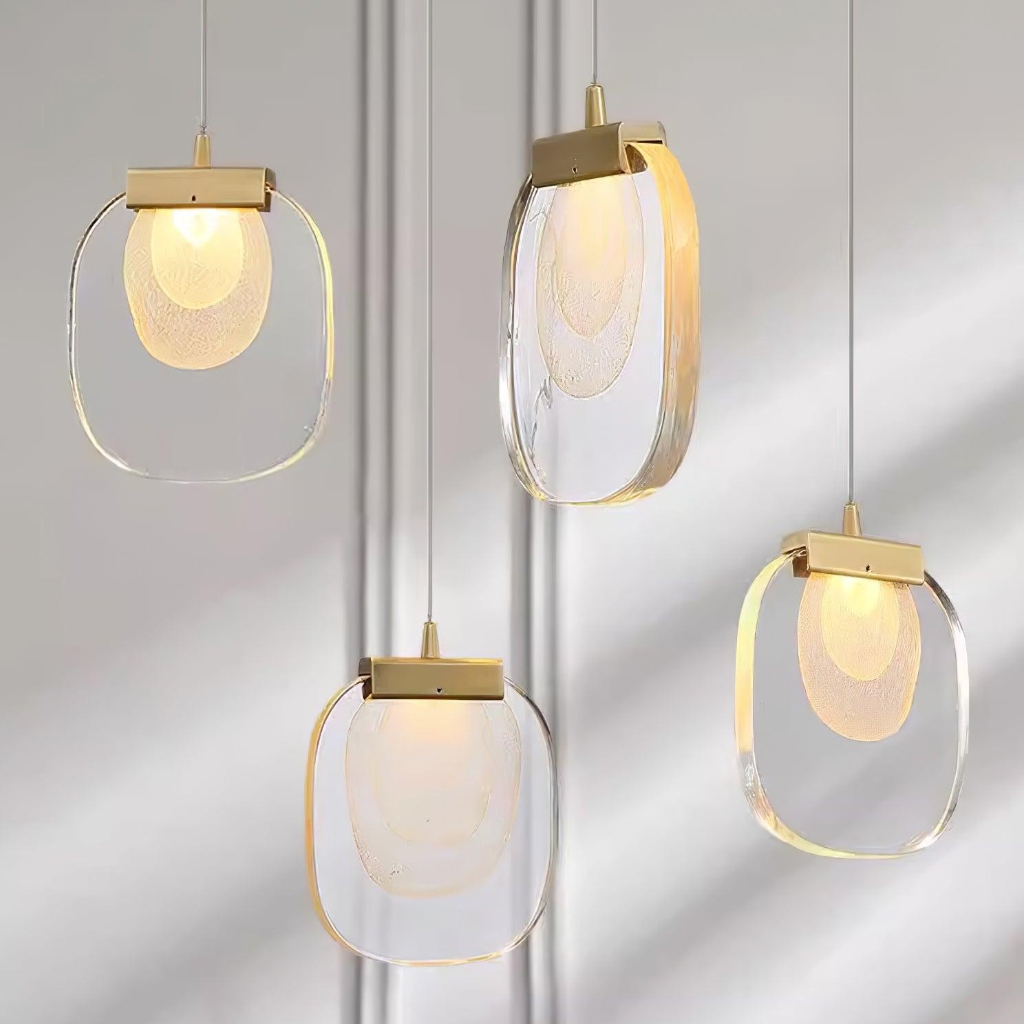 Glass Ripples Pendant Lamp M258