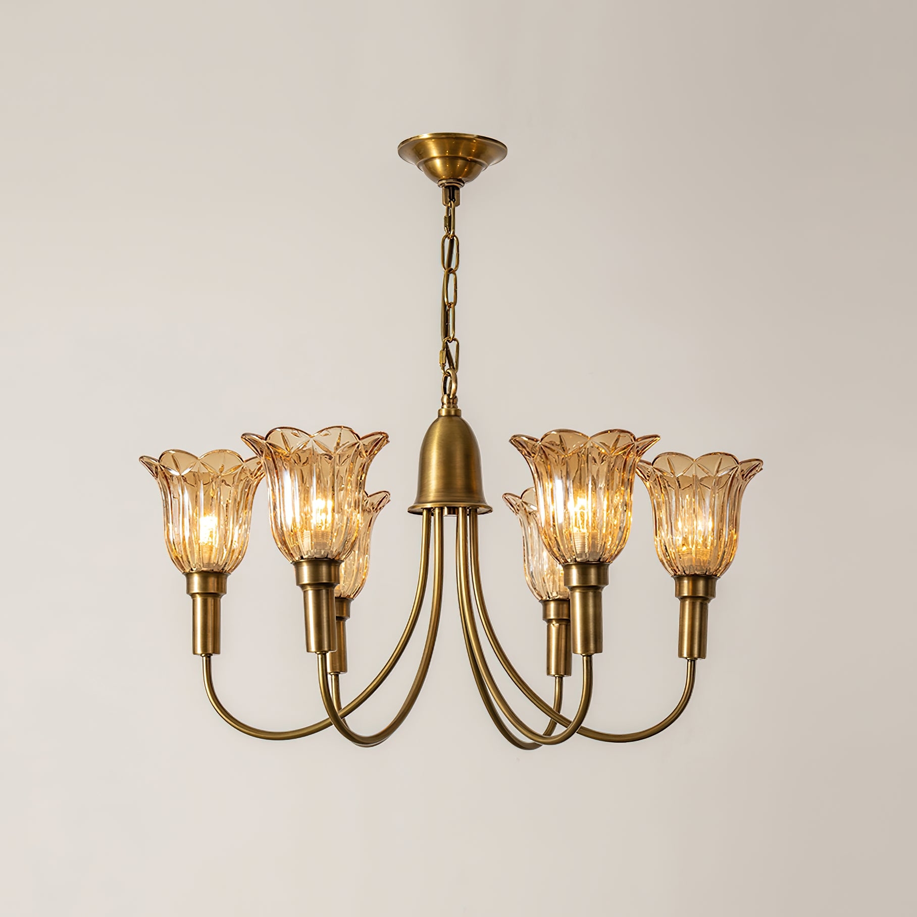 Columbia Brass Chandelier D505