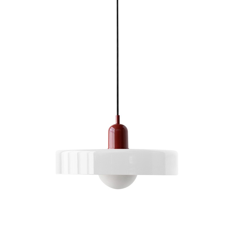 Morandi Glass Disc Orb Pendant Lamp S85