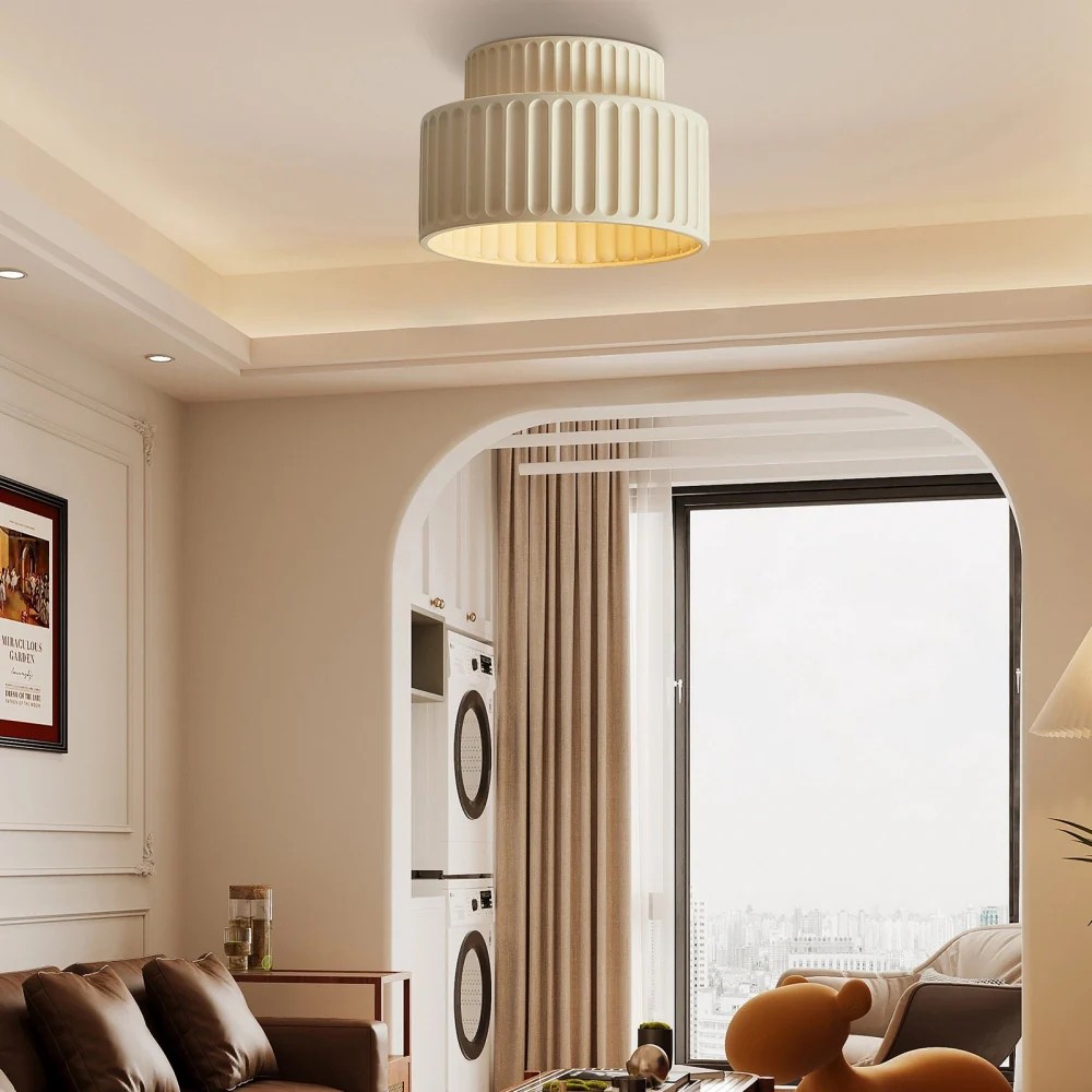 Nordic Decorative Kami Resin Ceiling Light S124