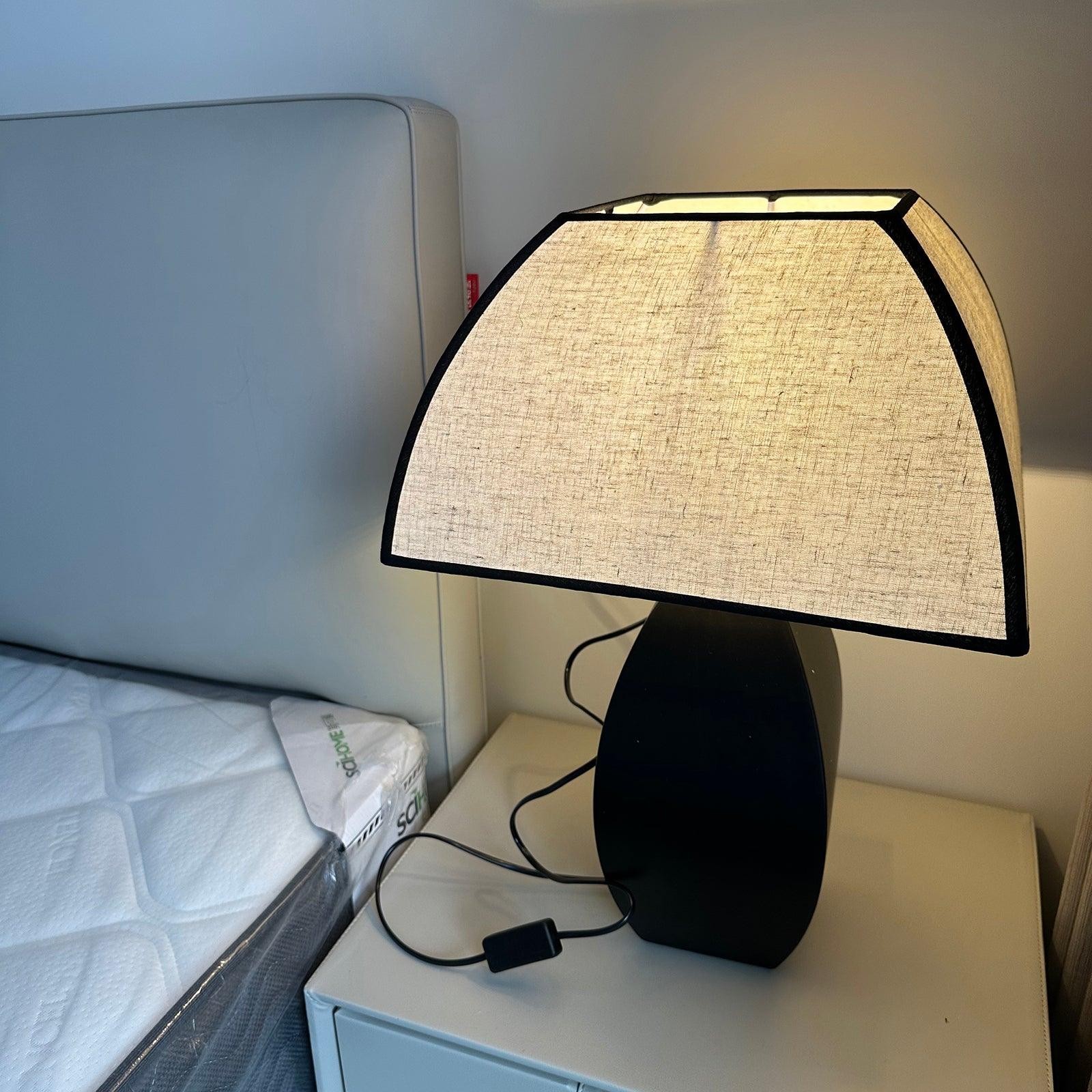 Retro Metal Mushroom Fabric Table Lamp M549