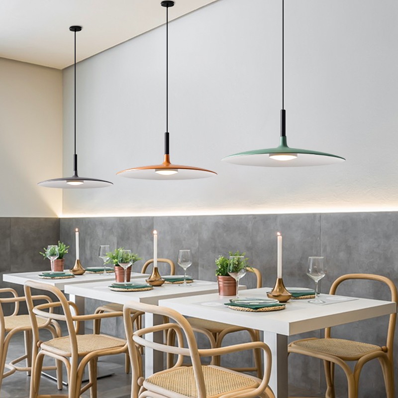 Scandinavian Large Cone LED Pendant Light S08