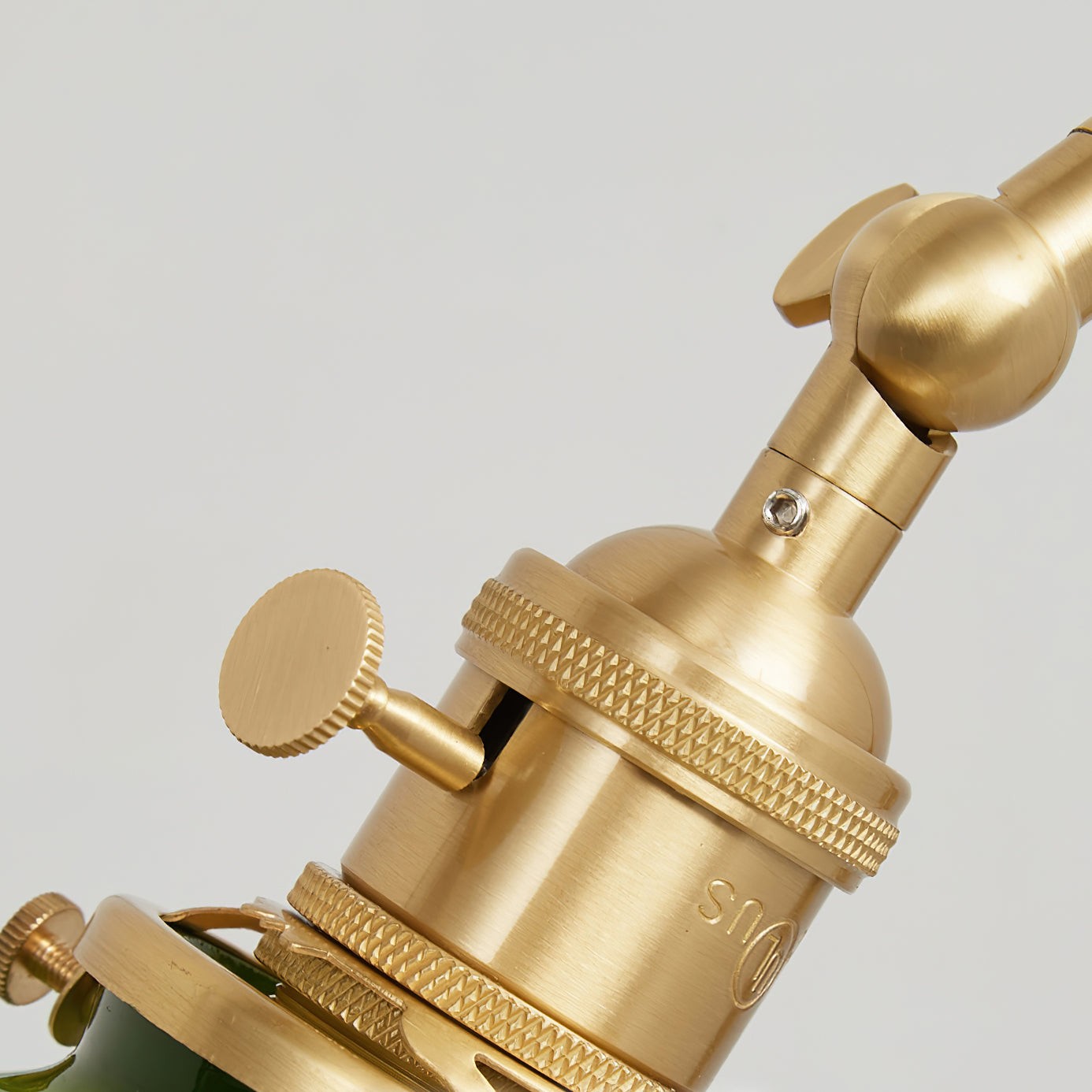 Personalized Green Bell-Shaped Wall Lamp M256