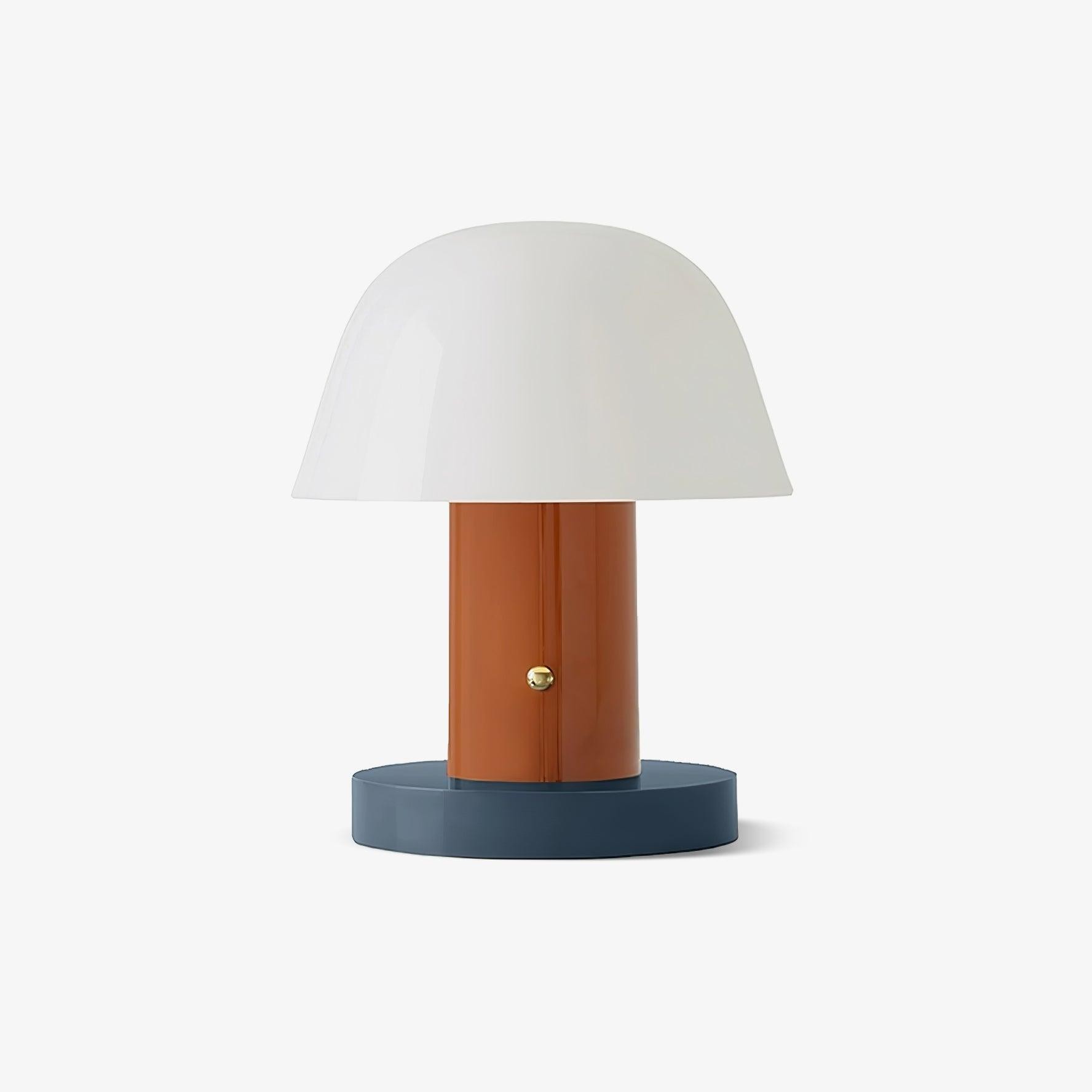 Minimalistisk sopp- og trådløs bordlampe M44 produktvisning