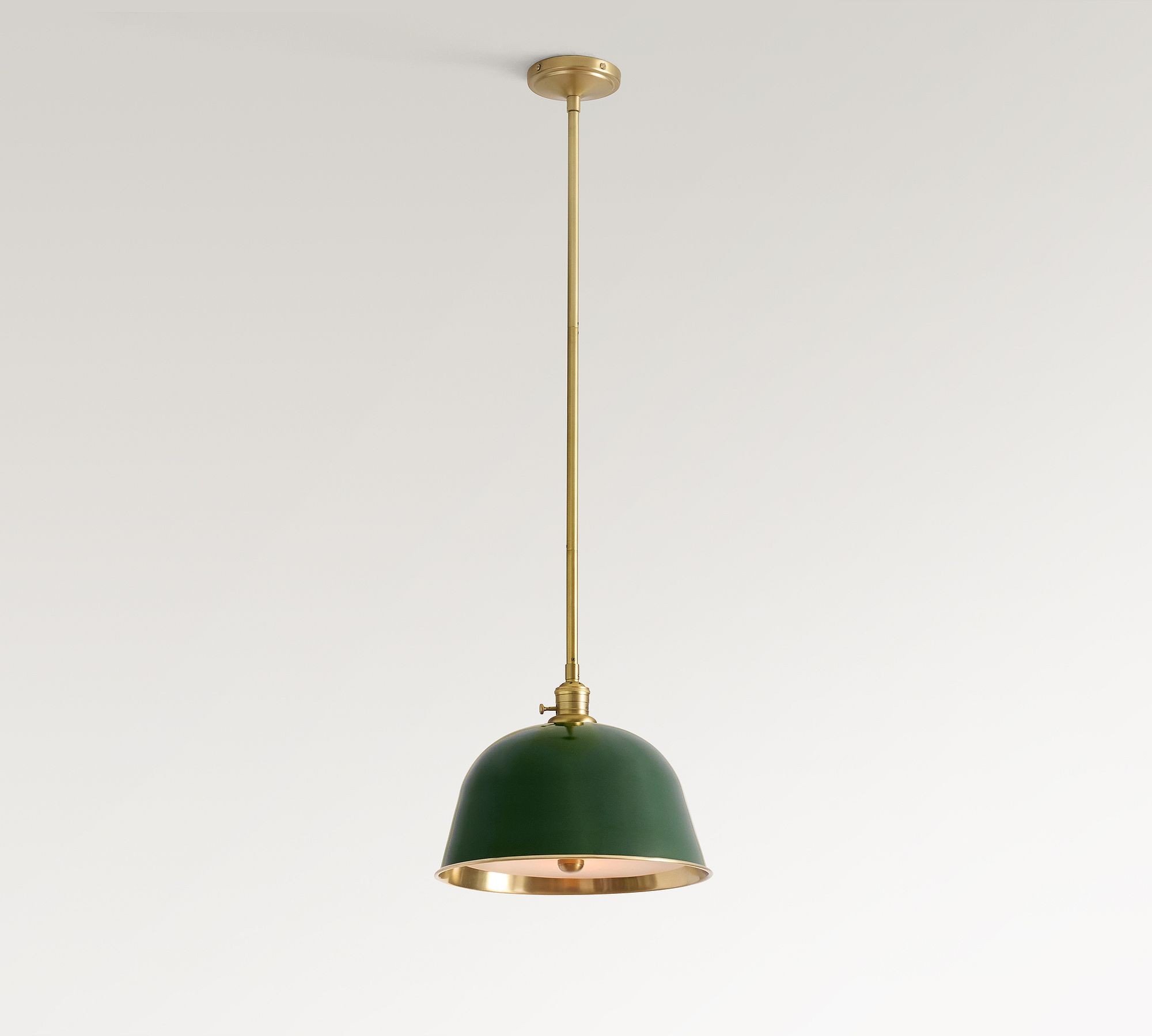 Forvara Metal Pole Pendant Light - Bell Diffuser Design for Kitchen Islands T147