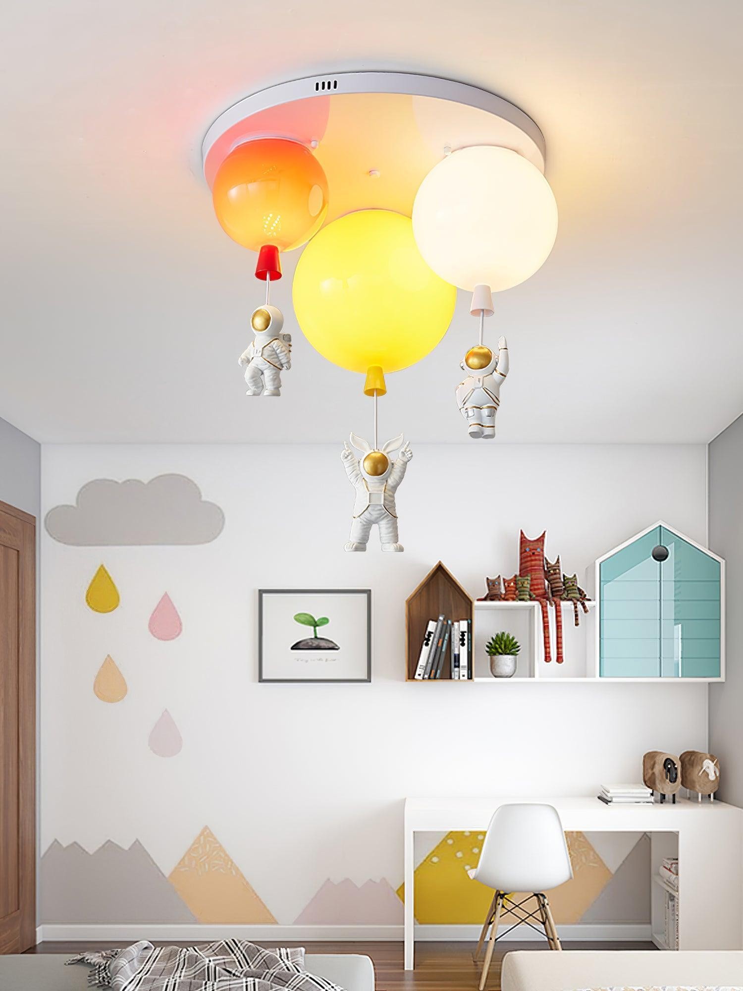 Astronaut Glossy Balloon Ceiling Lamp M494