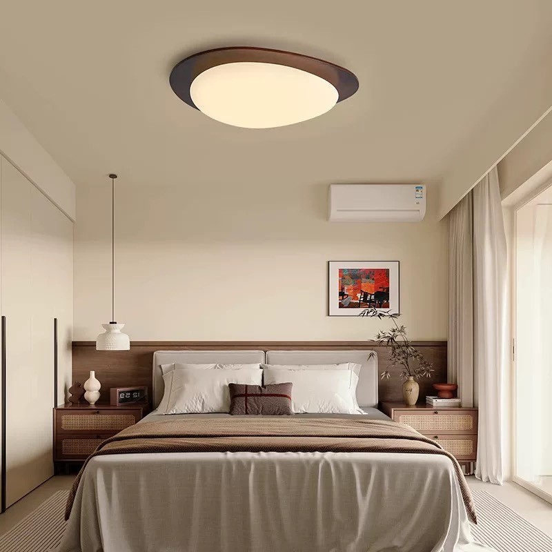 Pebble Walnut Ceiling Light M440