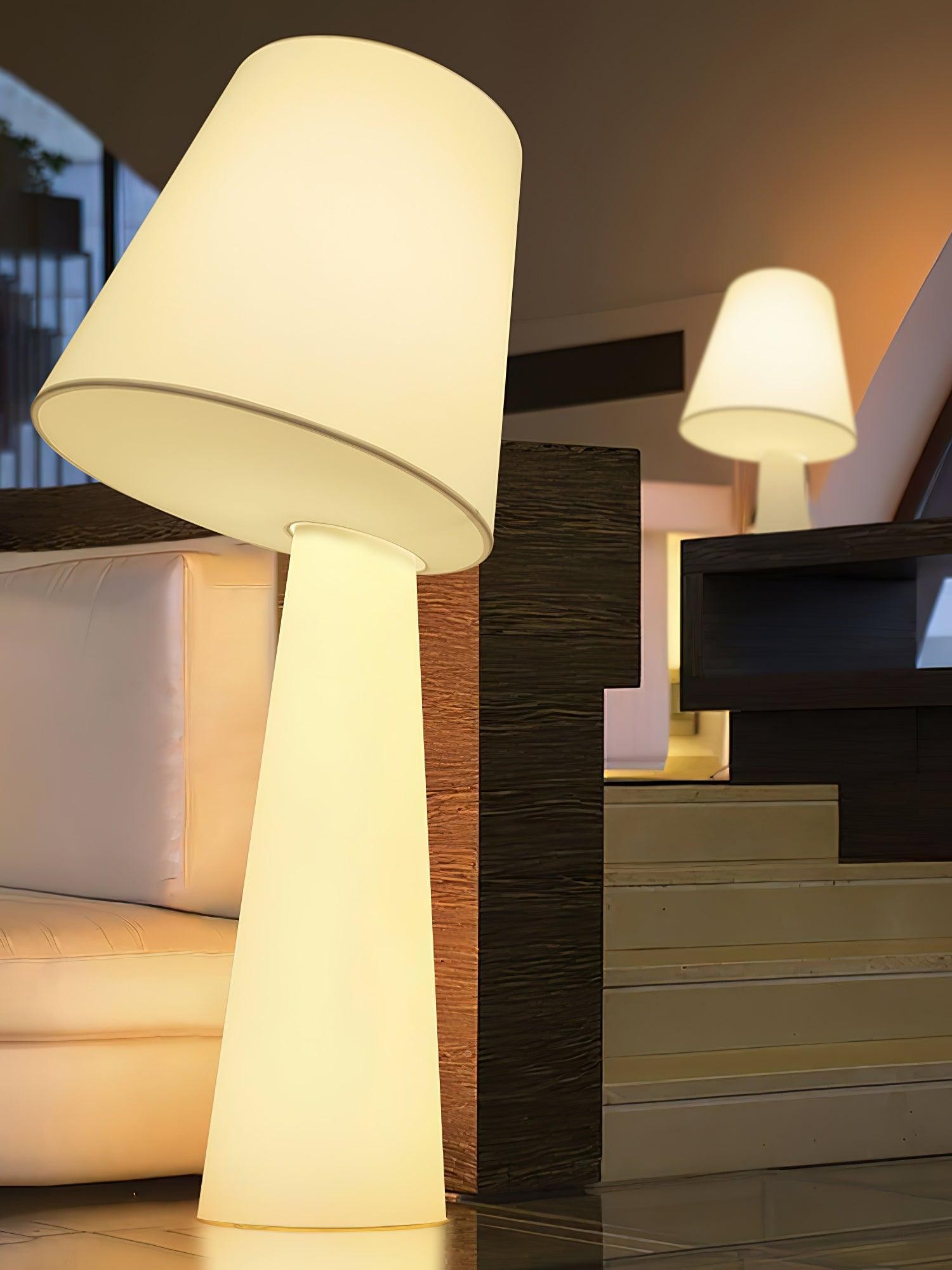Column Fabric Floor Lamp Suitable For Living Room M76