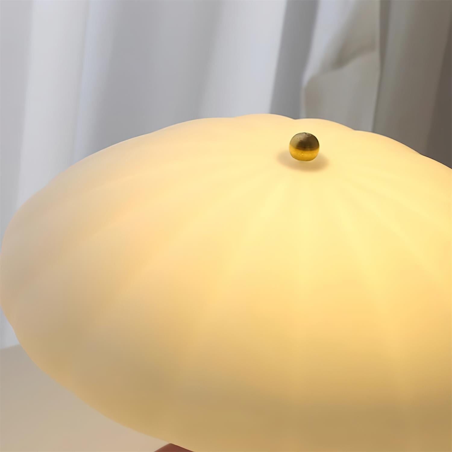 Mushroom Shape Curved Table Lamp M191