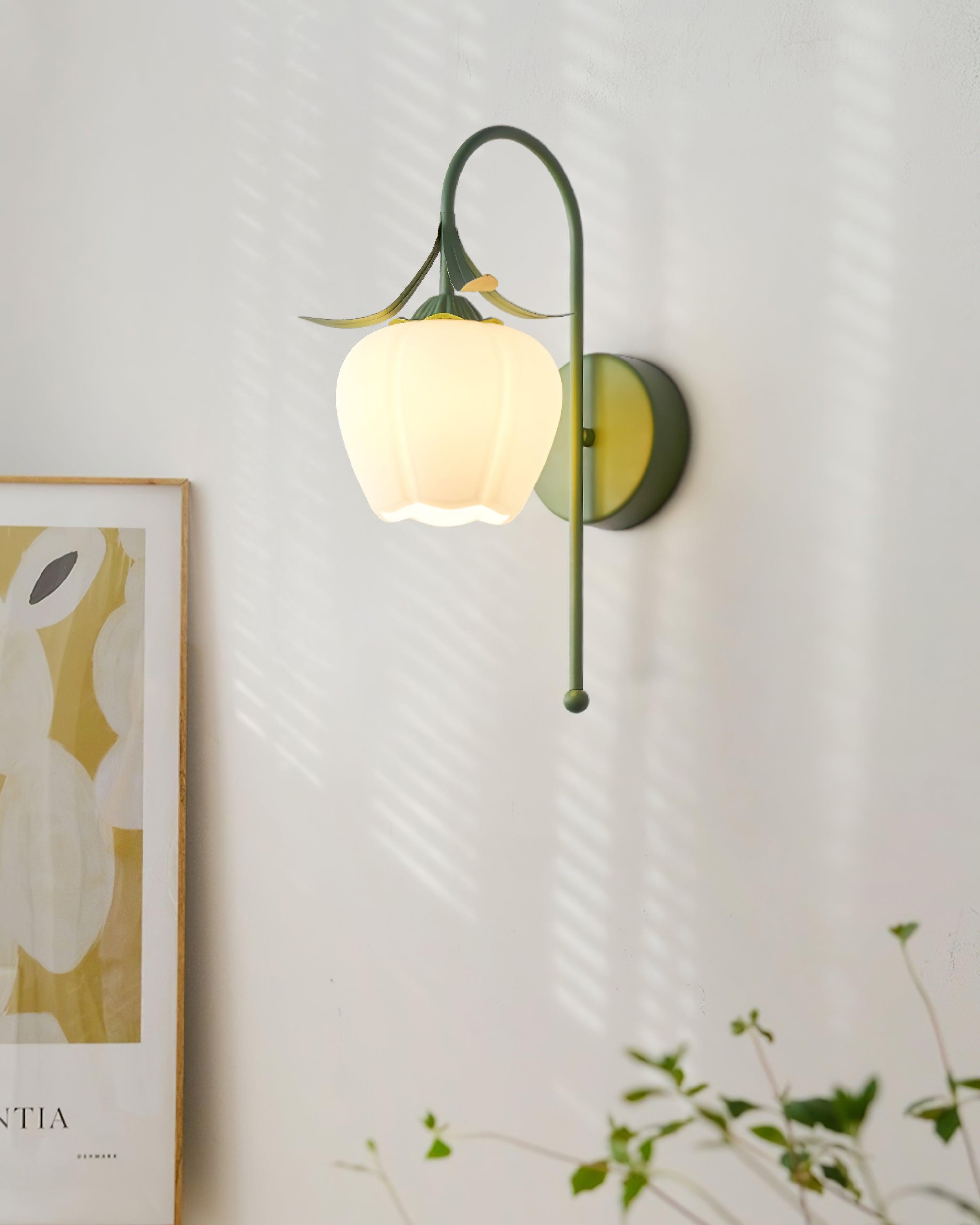 French Cream Style Flower Wall Lamp M146
