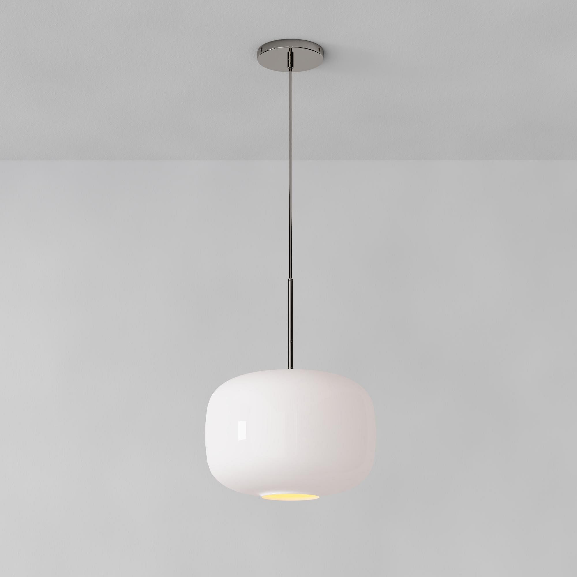 Lumivelle Pebble Pendant Light - Adjustable Glass Shade - Modern Lighting T243