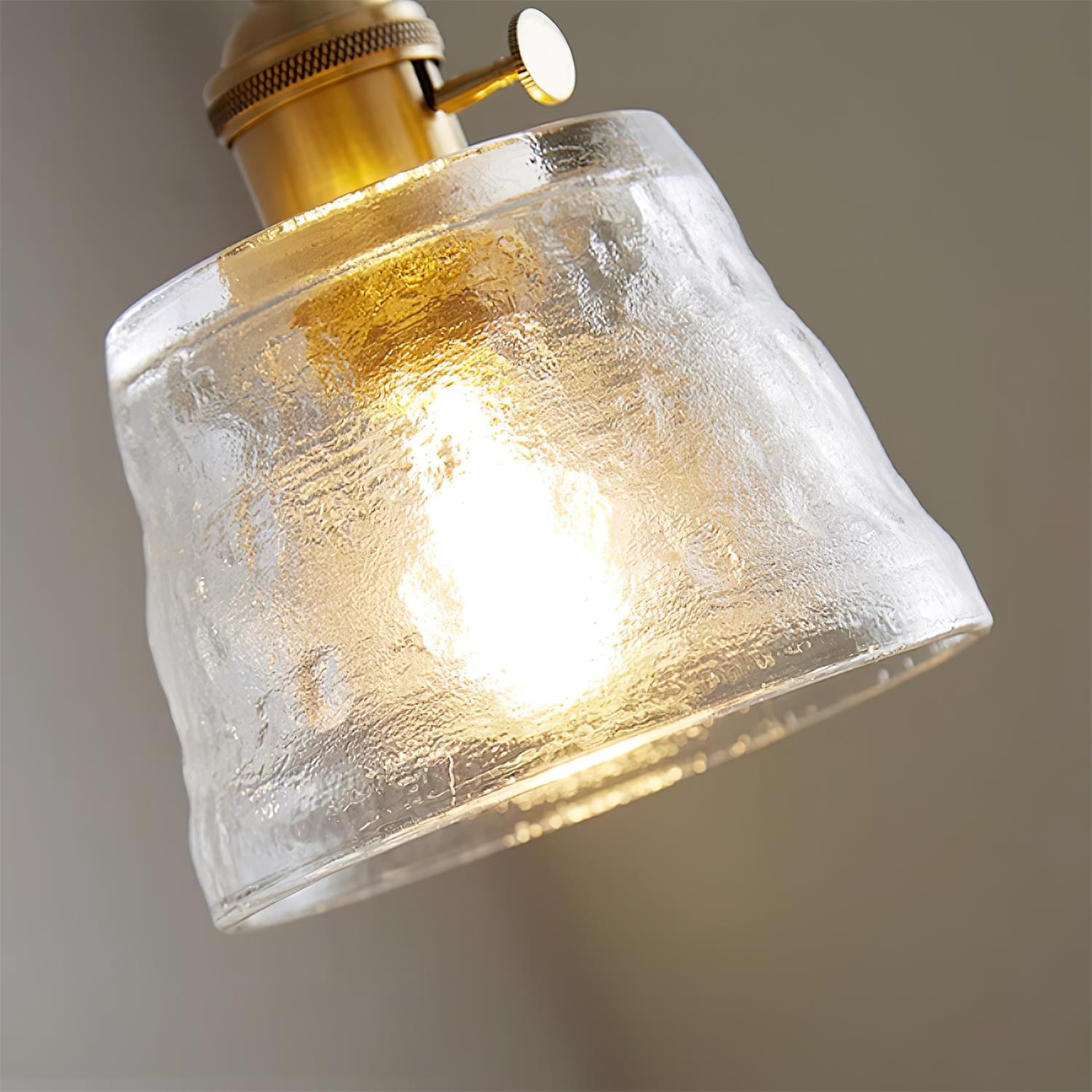 Retro Small Cup Glass Pendant Lamp M276