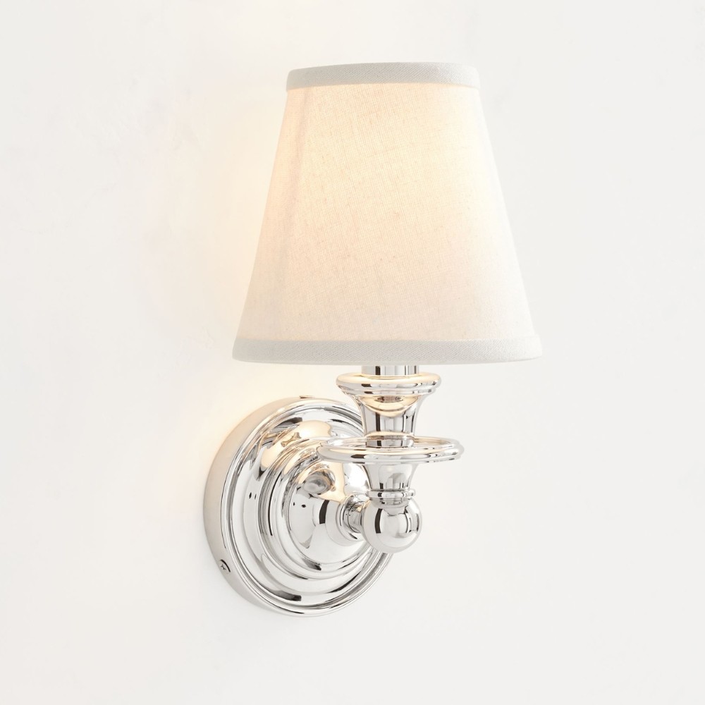Kalvora Fabric Shade Wall Sconce - Stylish Accent Lighting for Bedroom & Hallway T090