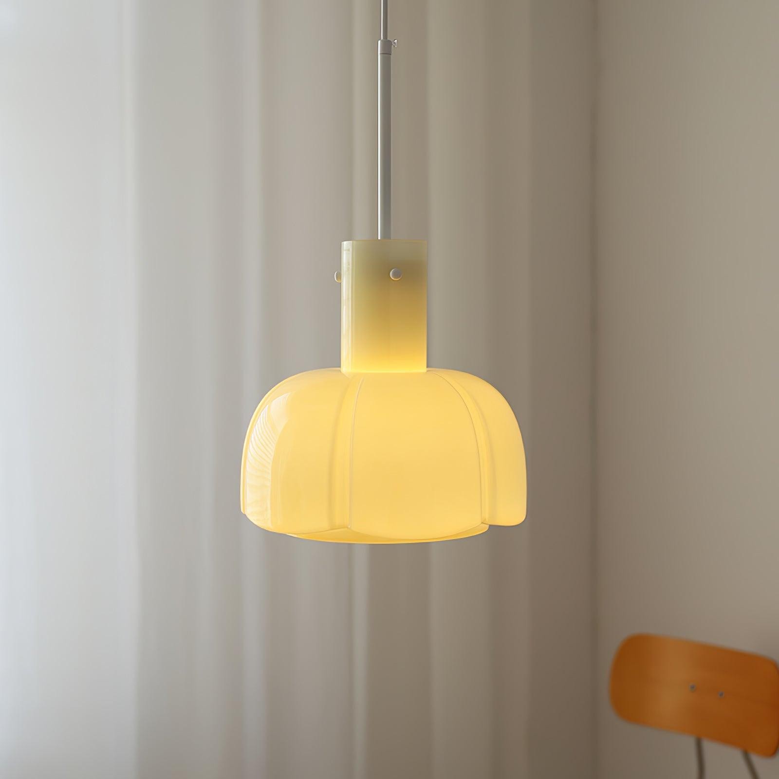 Medieval Style Glass Bud Pendant Lamp M457
