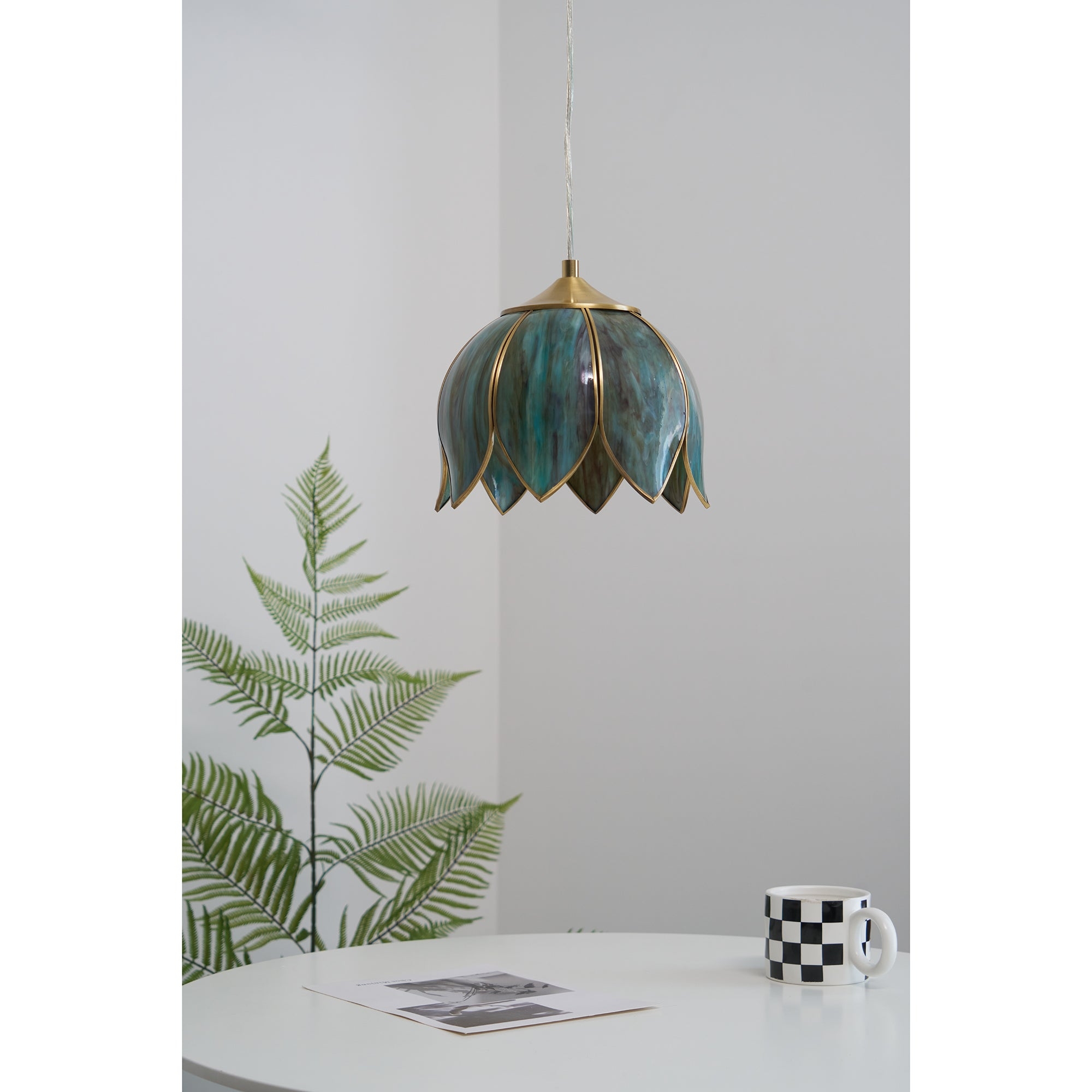 Retro Lotus Pendant Lamp D582