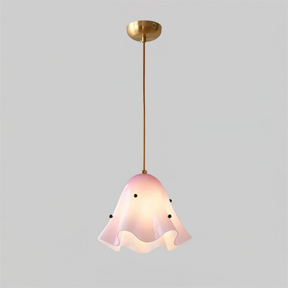Bellina Artistic Glass Pendant Light - Modern Bloom Inspired Hanging Ceiling Lamp T279