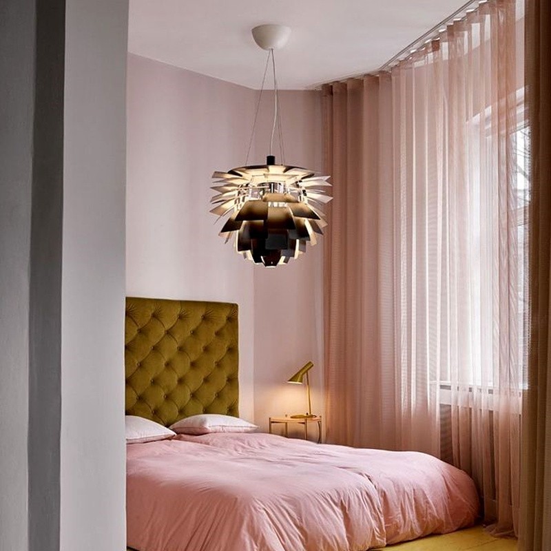 Modern Sculptural Layered Pendant Light