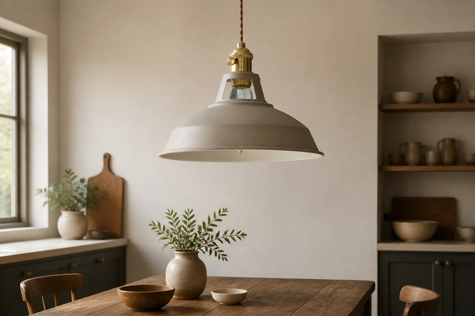 Lampada a sospensione SOUTHPORT in un ambiente arredato con gusto.