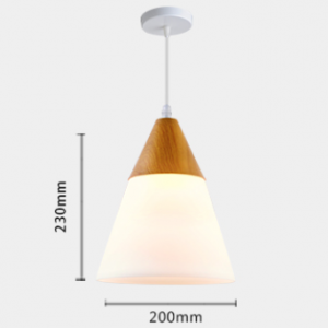 Schemat wymiarowy STASSIS Design B, średnica 20 cm i wysokość 23 cm