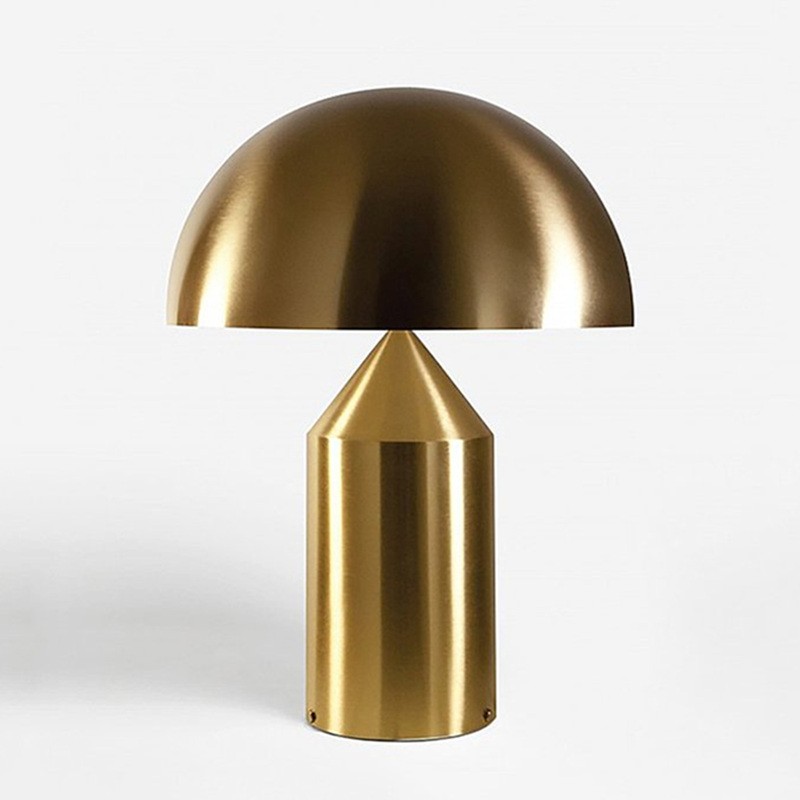 Modern Mushroom Metal Table Lamp for Bedroom