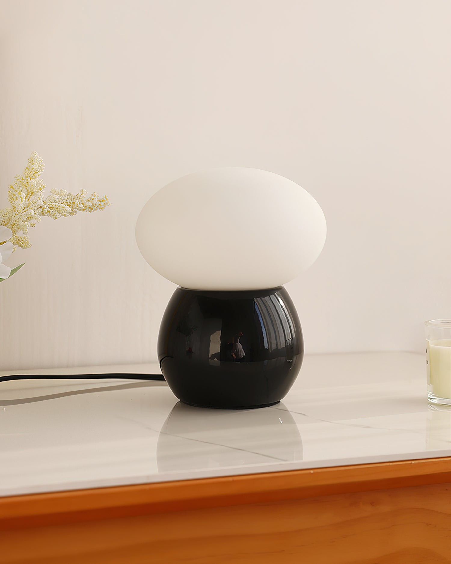 Modern Cream Style Mushroom Table Lamp M325