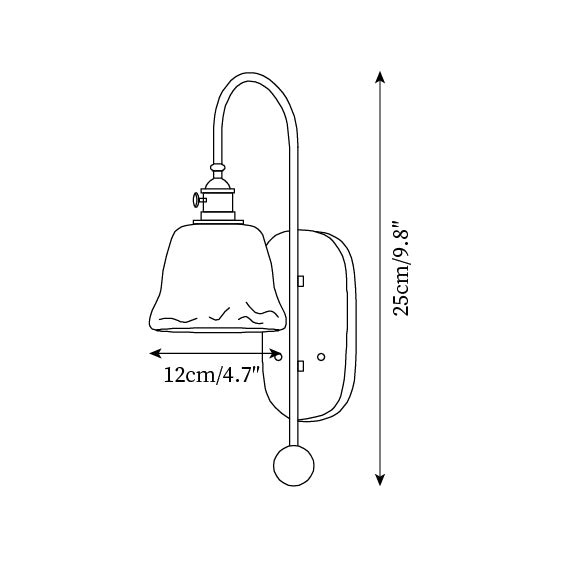 American Retro Spherical Wall Lamp M252