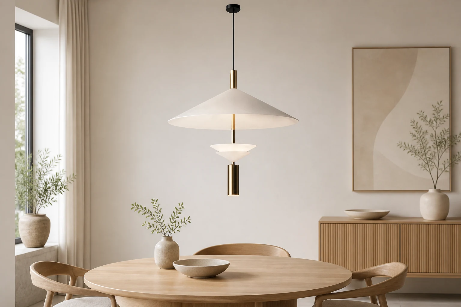 Lampa wisząca Nordic UFO w stylu życia