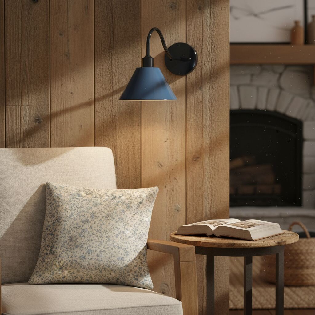 Narix Tapered Metal Wall Sconce - Clean Industrial Design in Contemporary Style for Bedroom T543