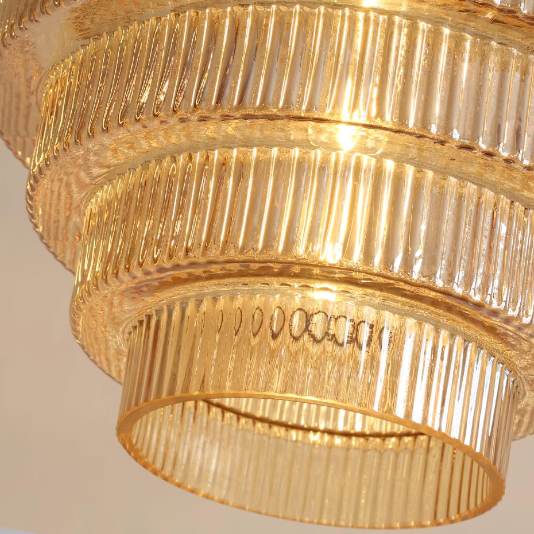 Modern Creative Pleated Design Glass Pendant Lamp M147