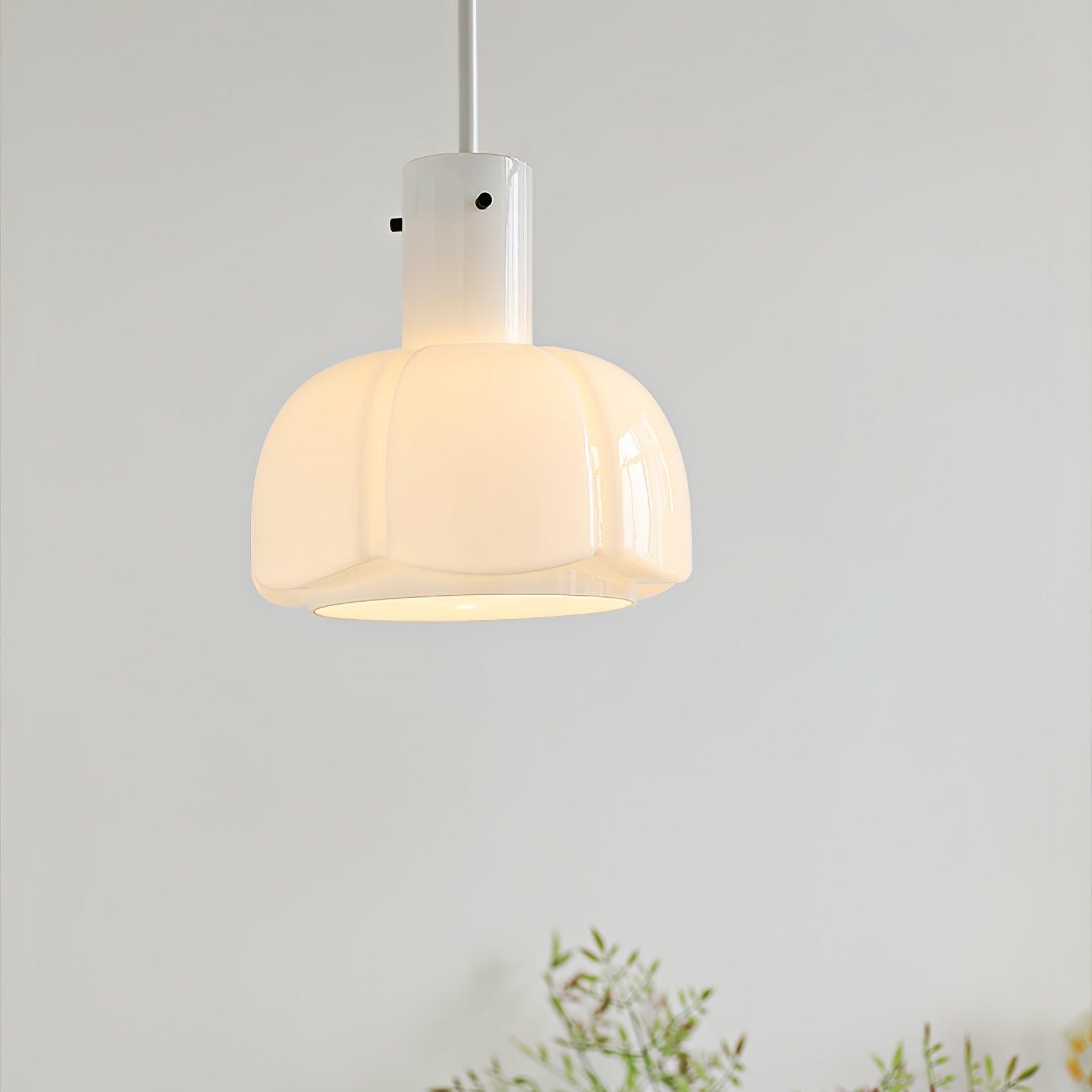 Medieval Style Glass Bud Pendant Lamp M457