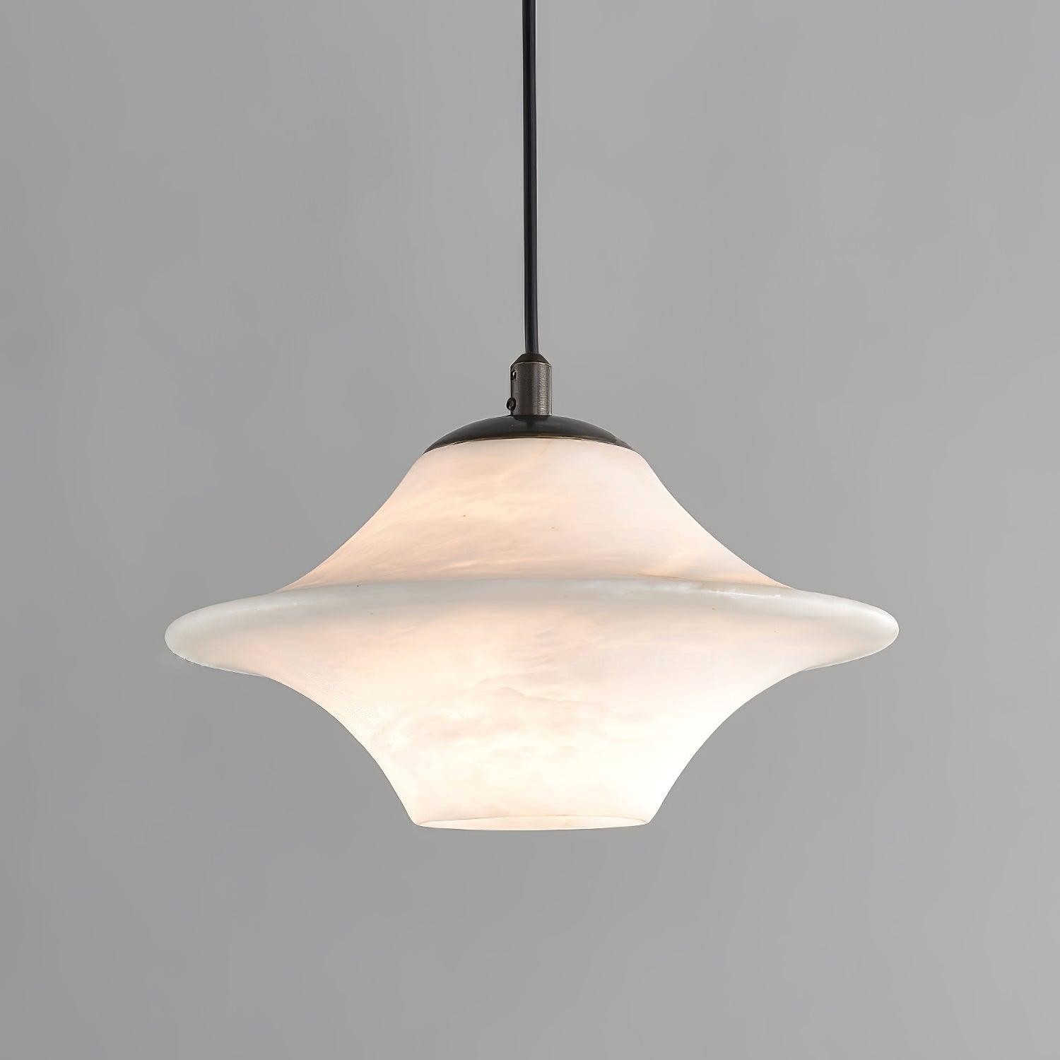 Saucer Alabaster Pendant Light M517