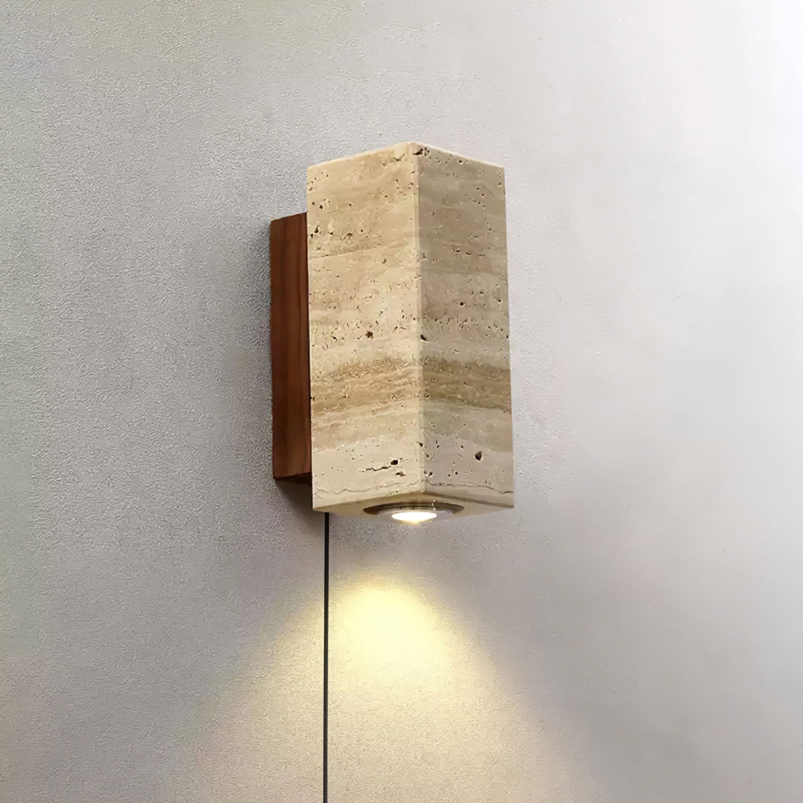 Vintage Marble Travertine Wall Lamp M577